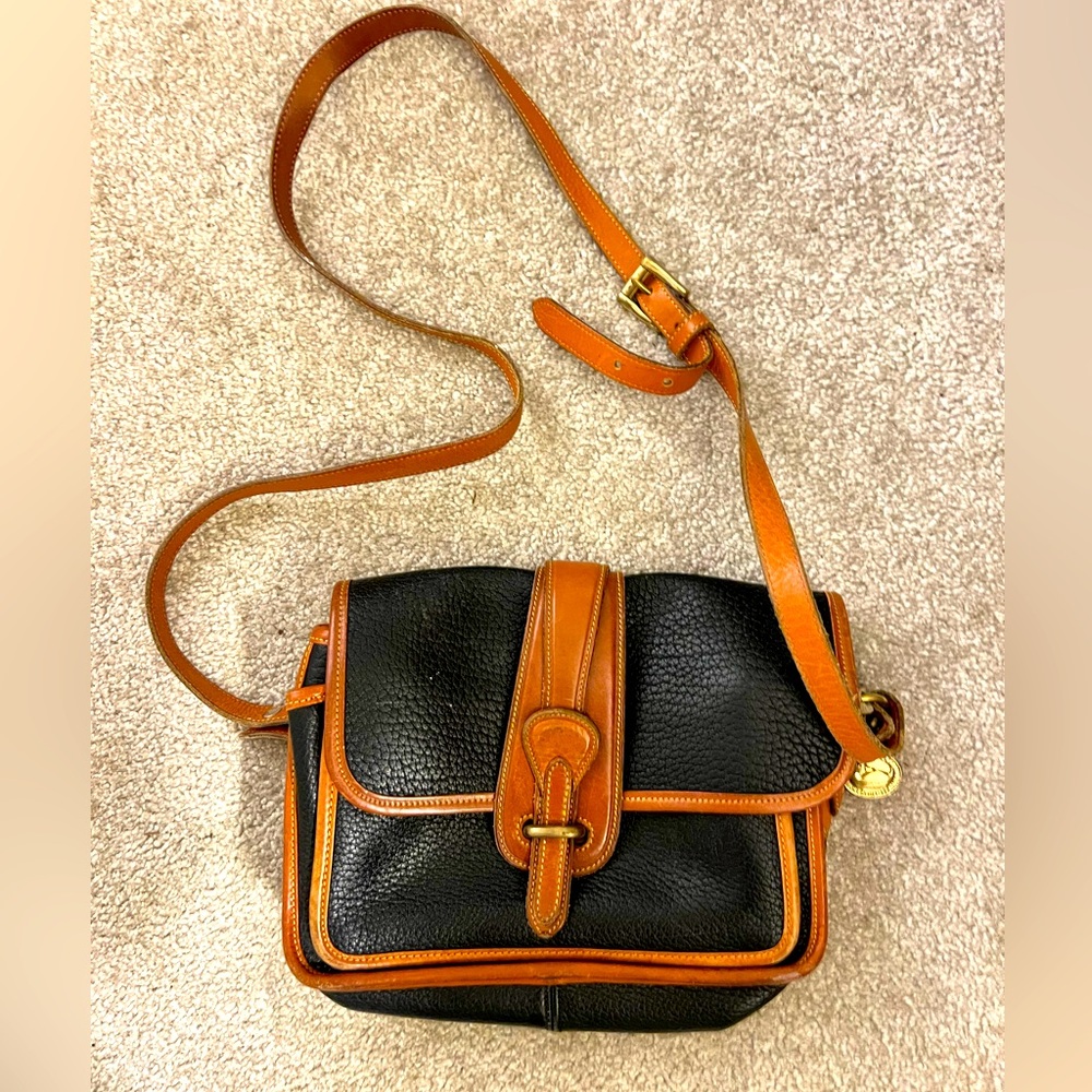 Vintage Dooney & Bourke crossbody equestrian bag